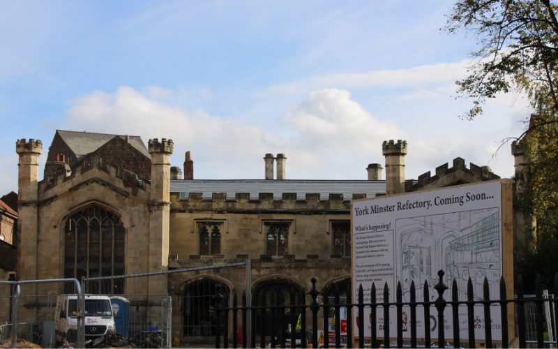 Andrew Jackson advises on development of York Minster Refectory restaurant