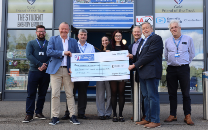 BRM Wills Month nets over £8,000 for Chesterfield FC Community Trust